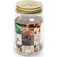 Homestyle Βάζο Γενικής Χρήσης με Καπάκι Γυάλινο 1000ml 0261000-24