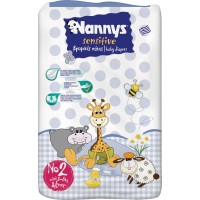 Nannys Baby's Wish Πάνες με Αυτοκόλλητο Sensitive Mini No. 2 για 3-6kg 46τμχ