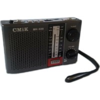 CMIK MK-938 Retro Φορητό Ραδιόφωνο Επαναφορτιζόμενο Μαύρο