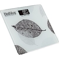 Bathlux Ψηφιακή Ζυγαριά σε χρώμα Λευκό Leaves 90307
