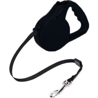 Nunbell Pet Λουρί/Οδηγός Σκύλου Ιμάντας Μαύρο 5m έως 25kg