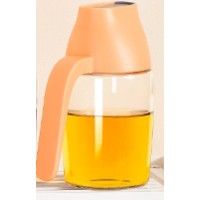 Lalos 5127 Δοχείο Λαδιού Γυάλινο με Ροή Ροζ 300ml