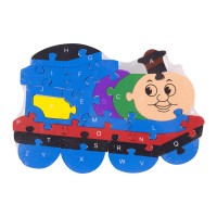 Ξύλινο Παιδικό Puzzle Τρενάκι 26pcs για 3+ Ετών SDS-2468 Spring