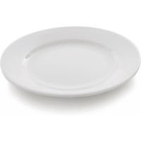 Trattoria Πιάτο Ρηχό από Πορσελάνη Λευκό 23cm 24τμχ 60-521625