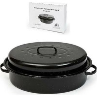 Homestyle Γάστρα Οβάλ από Αλουμίνιο με Σχάρα 36x26cm 667002