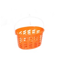 Homestyle 360409 Καλάθι για Μανταλάκια από Πλαστικό σε Πορτοκαλί Χρώμα