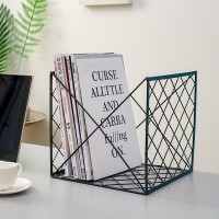 Lalos Θήκη Περιοδικών Μεταλλική Μαύρη 24x24x24.5εκ. 4666