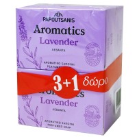 Papoutsanis Aromatics Λεβάντα 4x100gr