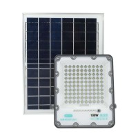 Στεγανός Ηλιακός Προβολέας LED 100W με Τηλεχειριστήριο IP66 AB-T0100
