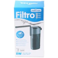 Nobleza Filtro Εσωτερικό Φίλτρο για Ενυδρεία Χωρητικότητας έως 900lt με Ισχύ 8W 20.5x21.5x5.4cm 037650