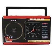 CMiK MK-928 Φορητό Ραδιόφωνο Επαναφορτιζόμενο με USB Κόκκινο