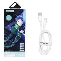 Treqa CA-8783 USB 2.0 Cable USB-C male - USB-A male Λευκό 1m
