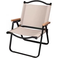 Καρεκλάκι Παραλίας Μπεζ 53x41x79εκ. G-21337