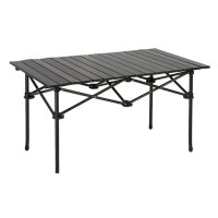 Τραπέζι Μεταλλικό για Camping Πτυσσόμενο 95x55x50cm Μαύρο G-21347