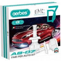 Λάμπες H4 Canbus LED 6000K Ψυχρό Λευκό 42W 2τμχ AB-D7