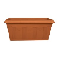 Et Plast Κνωσσός Γλάστρα σε Καφέ Χρώμα 60x26cm