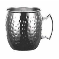 ΚΟΥΠΑ MULE INOX ΣΦΥΡΗΛΑΤΗ ΜΑΥΡΗ 600ml ΚΟΚΤΕΙΛ-ΠΟΤΟΥ