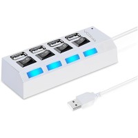 Treqa USB 3.0 Hub 4 Θυρών με σύνδεση USB-A Λευκό (101317)
