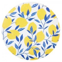 Πιάτο Ρηχό από Bamboo Λευκό με Διάμετρο 23cm FOR-22083