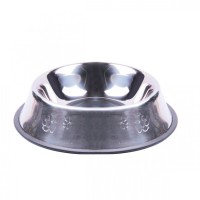 Nunbell Pet Ανοξείδωτο Μπολ Φαγητού & Νερού για Σκύλο σε Ασημί χρώμα 15cm 33932