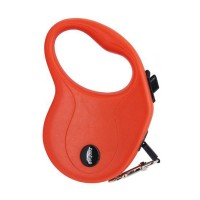 Nunbell Pet Πτυσσόμενο Λουρί/Οδηγός Σκύλου Ιμάντας σε Κόκκινο Χρώμα 3m 33958