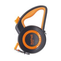 Nunbell Pet Πτυσσόμενο Λουρί/Οδηγός Σκύλου Ιμάντας σε Πορτοκαλί Χρώμα 5m 33957