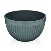 Homestyle Σαλατιέρα Πλαστική Γκρι 19x19x10.7cm ΜΒ 514442