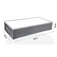 Tpster Θήκη Αποθήκευσης Ρούχων σε Γκρι Χρώμα 80x45x15cm 29461