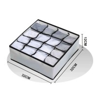 Tpster Θήκη Αποθήκευσης Ρούχων σε Λευκό Χρώμα 32x32x12cm 31020