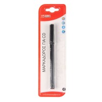 Tpster Μαρκαδόρος για CD/DVD 1mm Black 25707
