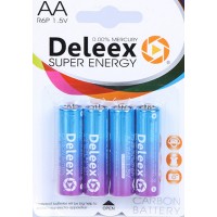 Μπαταρία AA R6P 1.5V Super Energy σετ 4τμχ - Deleex