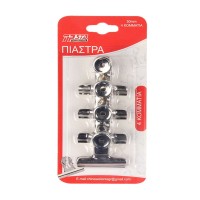 Tpster Κλιπς Μεταλλικά 50mm Ασημί 4τμχ 25936