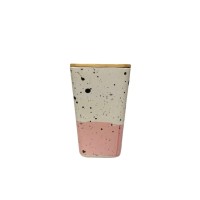 Δοχεια fiber bamboo με Ξυλινο Καπακι long 11*18.5 cm