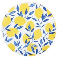 Πιάτο Ρηχό από Bamboo Λευκό με Διάμετρο 23cm FOR-22084