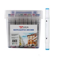 Tpster Μαρκαδόροι Ζωγραφικής σε Χρώματα 33405