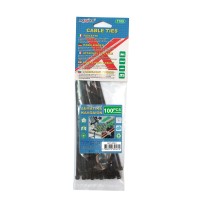 Tpster Δεματικά Καλωδίων 250x4.8mm Μαύρο 100τμχ 32561