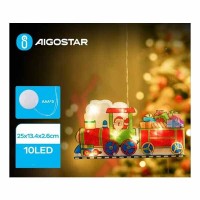 Aigostar Χριστουγεννιάτικο Πλαστικό Φωτιζόμενο Διακοσμητικό Τρενάκι Μπαταρίας 25x13,4x2,6εκ.