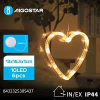 Aigostar Διακοσμητικό Φωτιστικό Καρδιά LED Μπαταρίας 530543