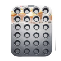 Tpster Φόρμα Ζαχαροπλαστικής για Cupcakes/Muffins από Αλουμίνιο 24 Θέσεων 34443