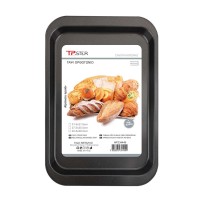 Tpster Φόρμα Ζαχαροπλαστικής για Ψωμί από Αλουμίνιο 42.5x28.5x2.5εκ. 34451