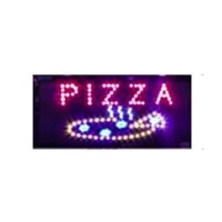 Πινακίδα Pizza Πινακίδα LED με Κίνηση Μονής Όψης 48x25cm SDS-7056