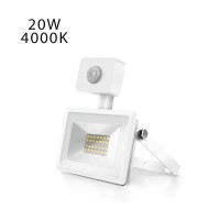 Aigostar Στεγανός Προβολέας LED 20W Φυσικό Λευκό 4000K με Αισθητήρα Κίνησης IP65 -20260
