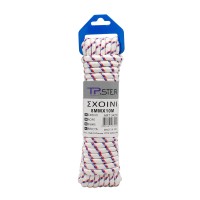 Tpster Σχοινί Διαμέτρου 8mm με Μήκος 10m Λευκό 34258