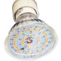 BOMBILLA LED GU10 SMD 2835 ALU-PL/5.5W LUZ ΖΕΣΤΟ ΧΡΩΜΑ AGU1030SMDWW -TS SZ
