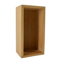 Tpster Ξύλινο Κουτί Αποθήκευσης με Καπάκι 5x9x6.5cm 34603