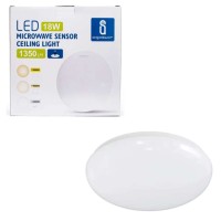 Aigostar Στρογγυλό LED Panel 18W με Ψυχρό Λευκό Φως 6500K 19373