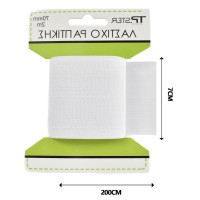 Tpster Λάστιχο Ραπτικής Λευκό 7x200εκ. 33317