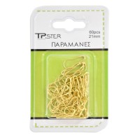Tpster Παραμάνες σε Χρυσό χρώμα 60τμχ 33341