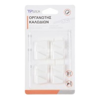 Tpster 32689 Clips Οργάνωσης Καλωδίων 2τμχ