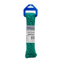 Tpster Σχοινί Πλεκτό 4mm 20m 34254-πρασινο